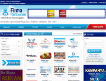Tablet Screenshot of firmarehberleri.com